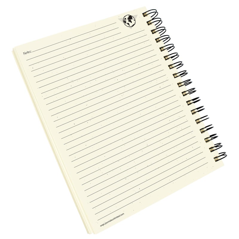 Write it Down series by Journals Unlimited, Guided Journal, Vacation, The Traveler's Journal, Full-size 7.5"x 9", Blue Hard Cover, Made in USA - Image 5
